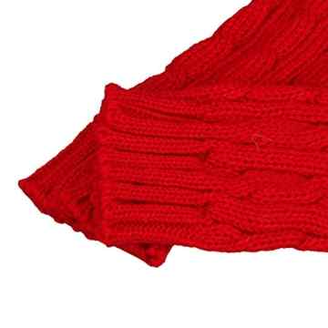 Sannysis Unisex Knitted Arm fingerlose Handschuhe Winter-weiche warme Fäustlinge -