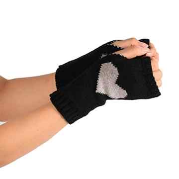 Sannysis Winter Handgelenk Handwärmer Gestrickte Lange Fingerlose Handschuhe -