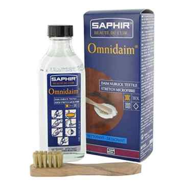 Saphir Leder und Synthetik Reiniger mit Bürste -