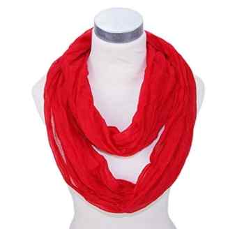 Schal Knitterschal Rundschal Scarf Schlauchschal Loopschal in verschiedenen Bonbonfarben Damenmode 2017 -