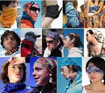 Sea Team 6 Stück / Packung gedruckt Bandanas Multifunktionstuch , 12 Arten Wahl Kopftuch, Stirnband , Motorrad Bandana, Kopftuch ect. -