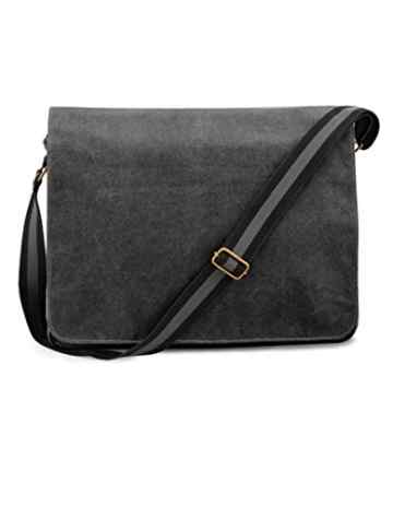 Shirtstown Vintage Canvas Despatch Bag, Schultasche, Umhängetasche -