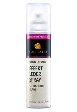 Solitaire Effekt Leder Spray – Pflegt und schützt alle glatten Leder -