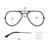 Sonnenbrille Unisex Rund Hippie Brille John Lennon getönt 400UV langer Steg -