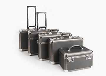 SONOVO Multifunktions-Koffer Trolley Business Aluminium Fotokoffer schwarz 24930 -