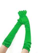 sourcingmap Damen Dehnbar Oper Länge Fingerhandschuhe Paar