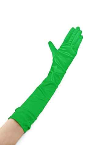 sourcingmap Damen Dehnbar Oper Länge Fingerhandschuhe Paar -