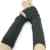 sourcingmap® Damen Daumenlöchern Texturiert gestrickt Arm Warmers Paar