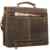 STILORD Aktentasche Leder Herren Damen Vintage Businesstasche Bürotasche aufsteckbar hochwertig und stilvoll echtes Rindsleder braun -