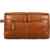 STILORD ‚Mona‘ Kosmetiktasche Leder Damen Groß Schminktasche Beauty Case Make Up Kulturtasche mit Henkel Kulturbeutel Waschtasche Reise Vintage Leder cognac – braun -