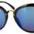 styleBREAKER Damen Sonnenbrille mit Material-Mix-Rahmen in Katzenaugen Cat Eye Form und Nieten, Damen 09020071