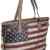 styleBREAKER Designer Handtasche im Vintage USA Stars and Stripes Design, Henkeltasche, Schultertasche, Damen 02012003