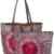 styleBREAKER Ethno Blumen Muster Handtaschen Set, Shopper Tasche und Umhängetasche, Damen 02012055