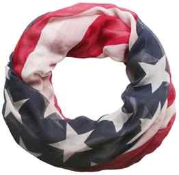 styleBREAKER Loop Schlauchschal im USA Flaggen Design, Sterne und Streifen, Stars and Stripes, Tuch, Unisex 01014034
