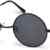 styleBREAKER Sonnenbrille mit runden Gläsern und schmalem Metall Gestell, Bügel mit Federscharnier, Unisex 09020065