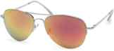 styleBREAKER Sonnenbrille verspiegelt, Aviator Pilotenbrille getönt mit Federscharnier, Unisex 09020037