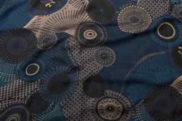 styleBREAKER Ethno Design Loop Schlauchschal mit bunten Kreisen und Punkten 01016012 -