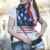 styleBREAKER Loop Schlauchschal im USA Flaggen Design, Sterne und Streifen, Stars and Stripes, Tuch, Unisex 01014034 -