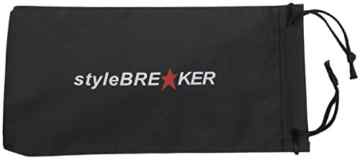 styleBREAKER Sonnenbrille mit runden Gläsern und schmalem Metall Gestell, Bügel mit Federscharnier, Unisex 09020065 -