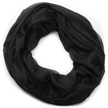 styleBREAKER unifarbener Loop Schlauchschal, weich und leicht, Unisex 01016069 -