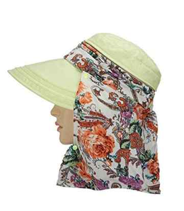 Sumolux Damen UV-Schutz Sonnenhut Hüte Mützen Schlapphut Sonnenschutz Hut Winddicht Breite des Huts Rand 60cm UV 50+ -