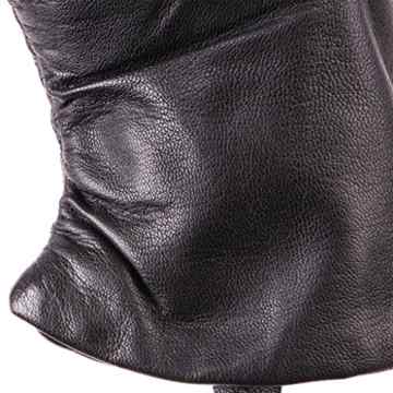 Sumolux Winter neuste Damen Lederhandschuhe aus weichem Lammleder in Schwartz -Ideales Weihnachtsgeschenk- -