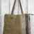 Sunsa Damen Shopper Vintage Tasche Schultertasche Handtasche aus Canvas 1804 43x39x10 cm -