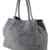 taschenTrend – Colani großer XXL Shopper Schultertasche Leder Handtaschen Damen Velour Wildleder Henkeltaschen Taschen 30x40x20 cm (B x H x T)