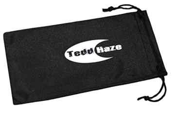 Tedd Haze Pilotenbrille Silber-verspiegelt mit Brillen Beutel -