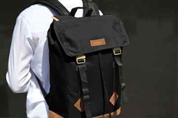 Travando ® Vintage Canvas Rucksack Backpack Schulrucksack | 15 Zoll Laptop Rucksack | Gepolsterter Tagesrucksack Schultasche Wanderrucksack für Freizeit Uni Schule | Unisex Daypack für Herren, Damen -