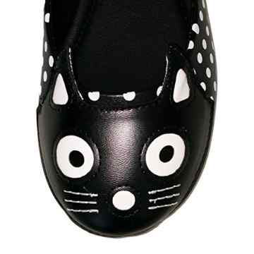 TUK Damen Neu Einzigartig Rock ’n‘ Roll Pinup 1950er jahre Inspiriert Retro Charakter Aufdruck Ballet Flache Schuhe mit TUK oder STARLET pro Tasche -