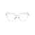 Ularma Class Retro Katzenaugen Brille mit Fensterglas Metallgestell Brillenfassung Dekobrillen -