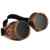 Ularmo Cool Outfit!!! Weinlese-Art Steampunk Goggles Welding Punk Brille Cosplay -
