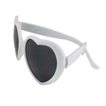 Unisex Herz Form Sonnenbrille Sonnenbrillen Sonnen Brille -