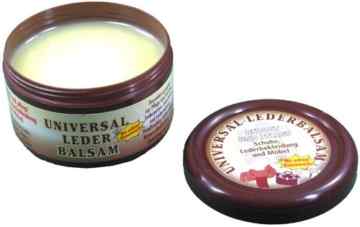 Universal Lederbalsam 250ml Reinigt und pflegt Lederbekleidung, Schuhe, Leder- und Holz Möbel mit echtem Bienenwachs -