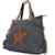 Vain Secrets Canvas Sternen Shopper Damen Handtasche -
