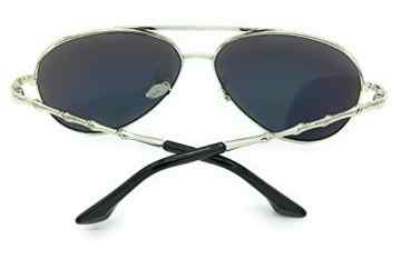 Verspiegelte Aviator Fliegerbrille Pornobrille Blickdicht in vielen Farbkombinationen Klassische Pilotenbrille Damen&Herren Unisex Sonnenbrille Modell 6941-6947 -