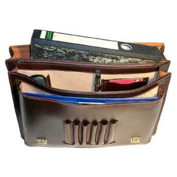 Vintage Aktentasche Leder im 50er Jahre Look v. Shalimar -
