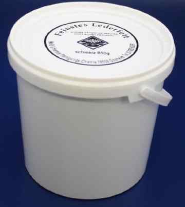 Wasserrose® 850 g LEDERFETT LEDERPFLEGE SCHWARZ MADE IN GERMANY -