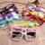 Wayfarer Partybrille 1980 style Retro Atzen Nerdbrille Hornbrille Sonnenbrille Klarglas -