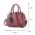Wewod Damen Frauen PU Leder Handtasche Umhängetasche Schultertasche Tote Tasche Henkeltaschen Abendtaschen mit Ball anhänger 24x 21x 10cm -