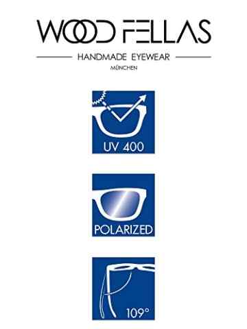 WOOD FELLAS Unisex Holz-Sonnenbrille Jalo -