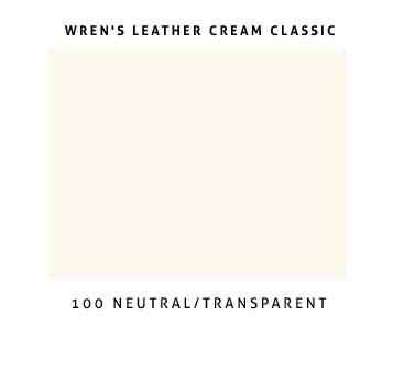 Wren‘s Lederschuhcreme Classic, Pflege- und Schuhcreme für glattes und genarbtes Leder, Qualitätsmarke, bekannt seit 1889, verschiedene Farben erhältlich Neutral – Transparent -