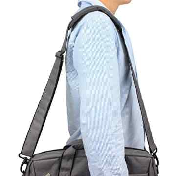 Zikee gepolsterte Schultergurt mit Swivel Haken für Aktentaschen, Laptop-Taschen, Kamerataschen, Reisetaschen -
